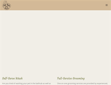Tablet Screenshot of poshwashdogwash.com